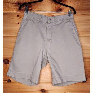 Polo Ralph Lauren Classic Fit Zip Flat Front Shorts Men’s 30 Tan 9in inseam